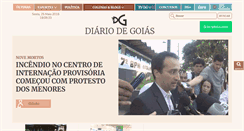 Desktop Screenshot of diariodegoias.com.br